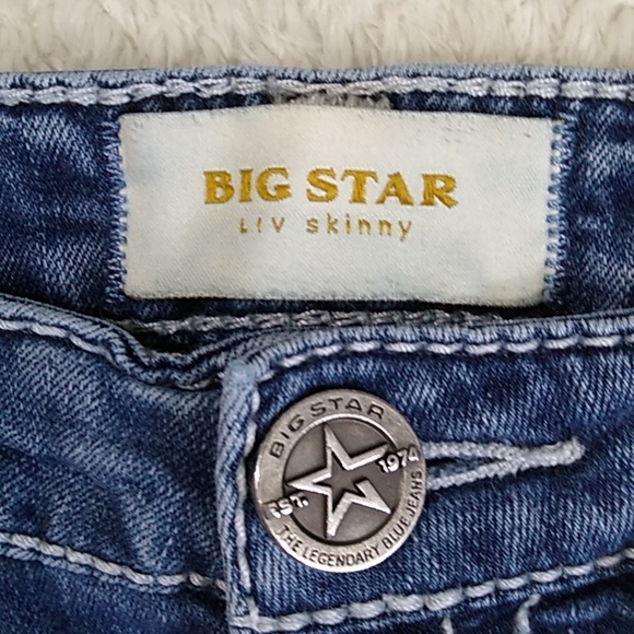 Big Star Jeans size 28 Liv Skinny Distressed - Picture 11 of 15